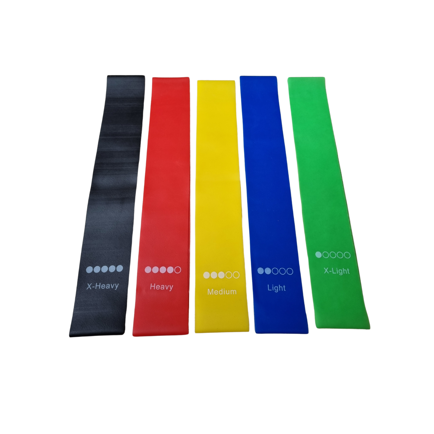 Mini bandes de résistance élastiques – set de 5
