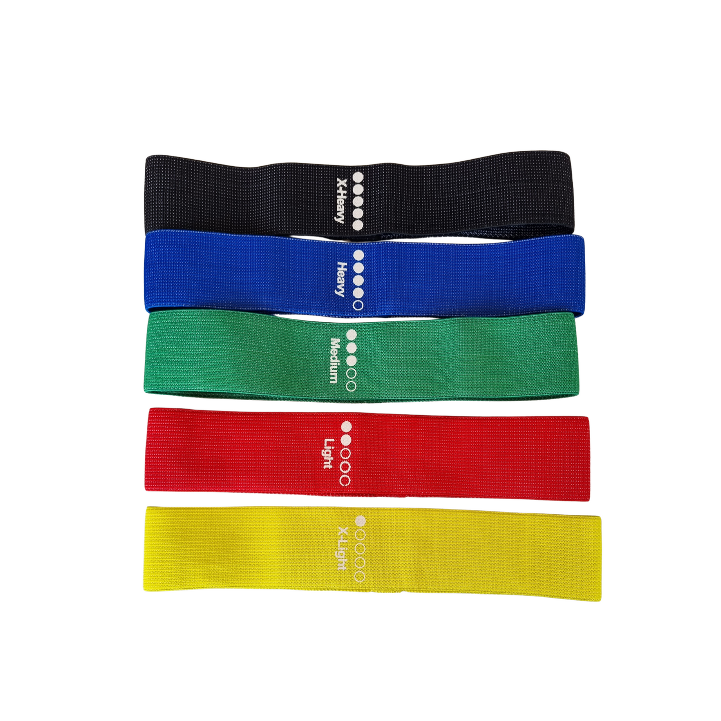Bandes de résistance en tissus - set de 5
