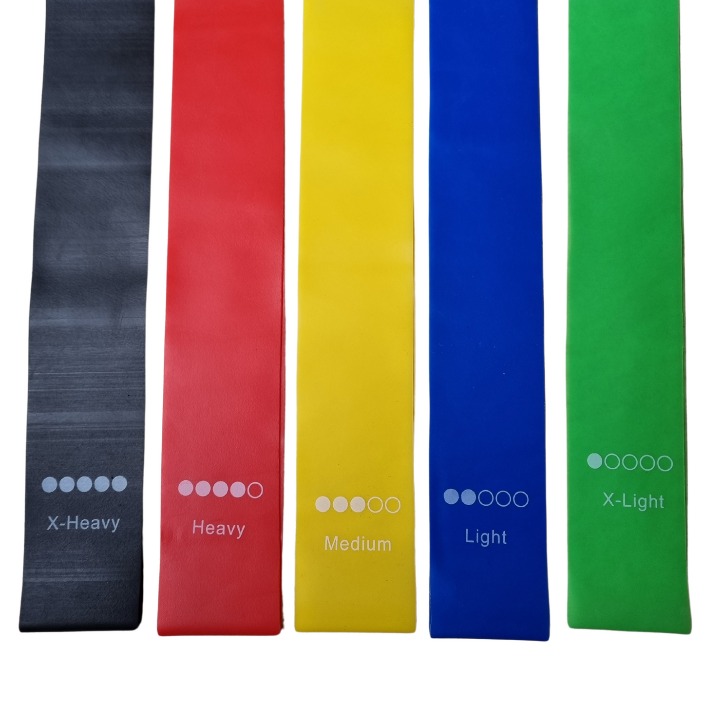 Mini bandes de résistance élastiques – set de 5