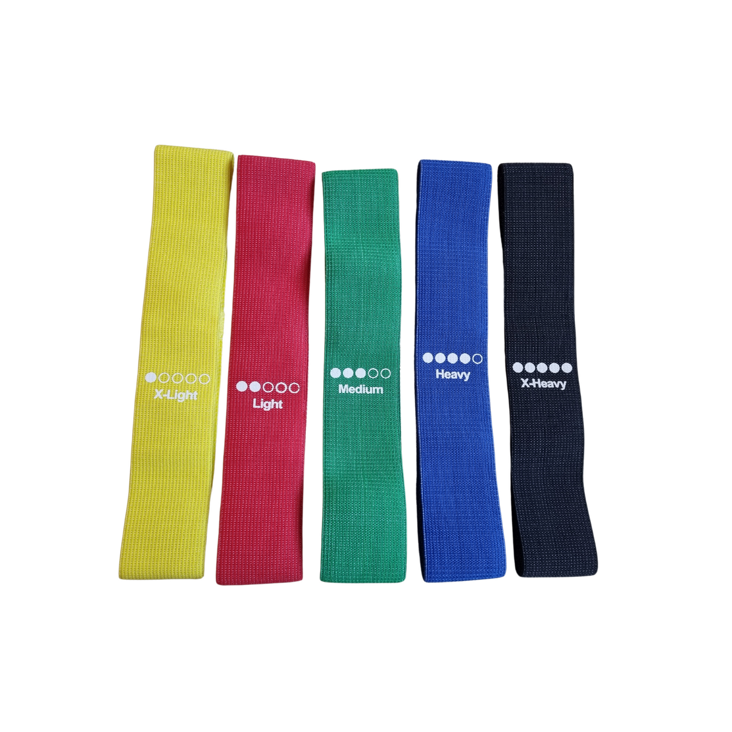 Bandes de résistance en tissus - set de 5