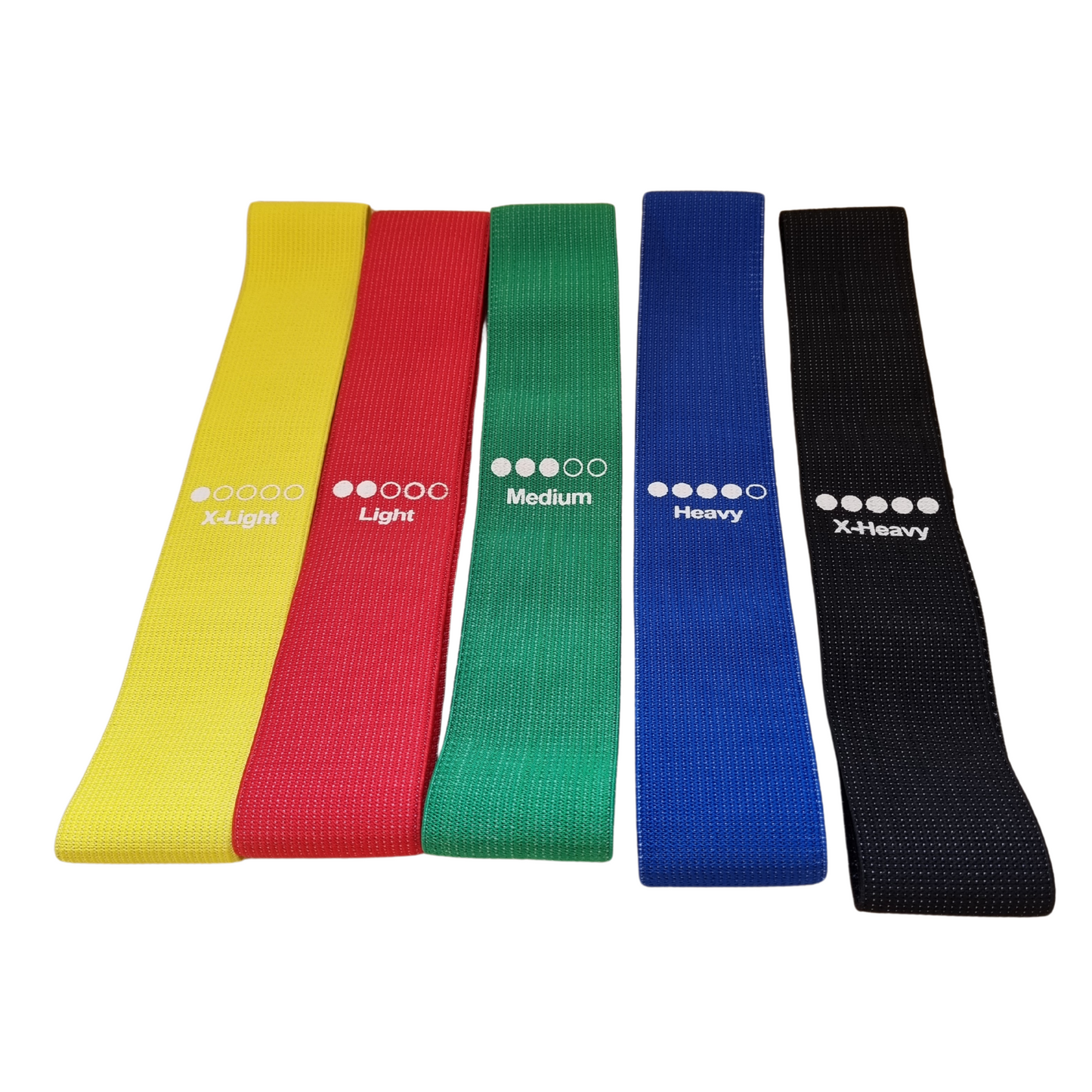 Bandes de résistance en tissus - set de 5