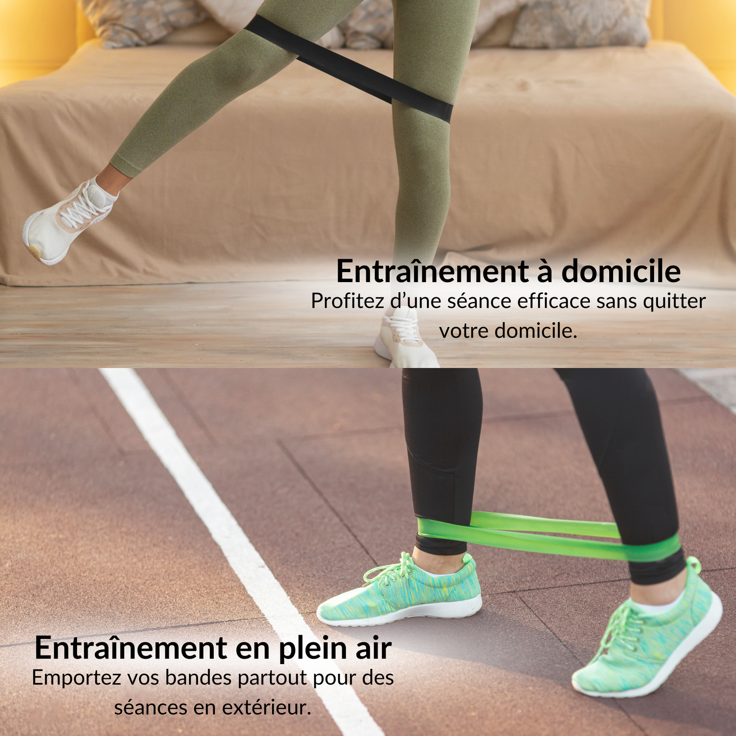 Mini bandes de résistance élastiques – set de 5