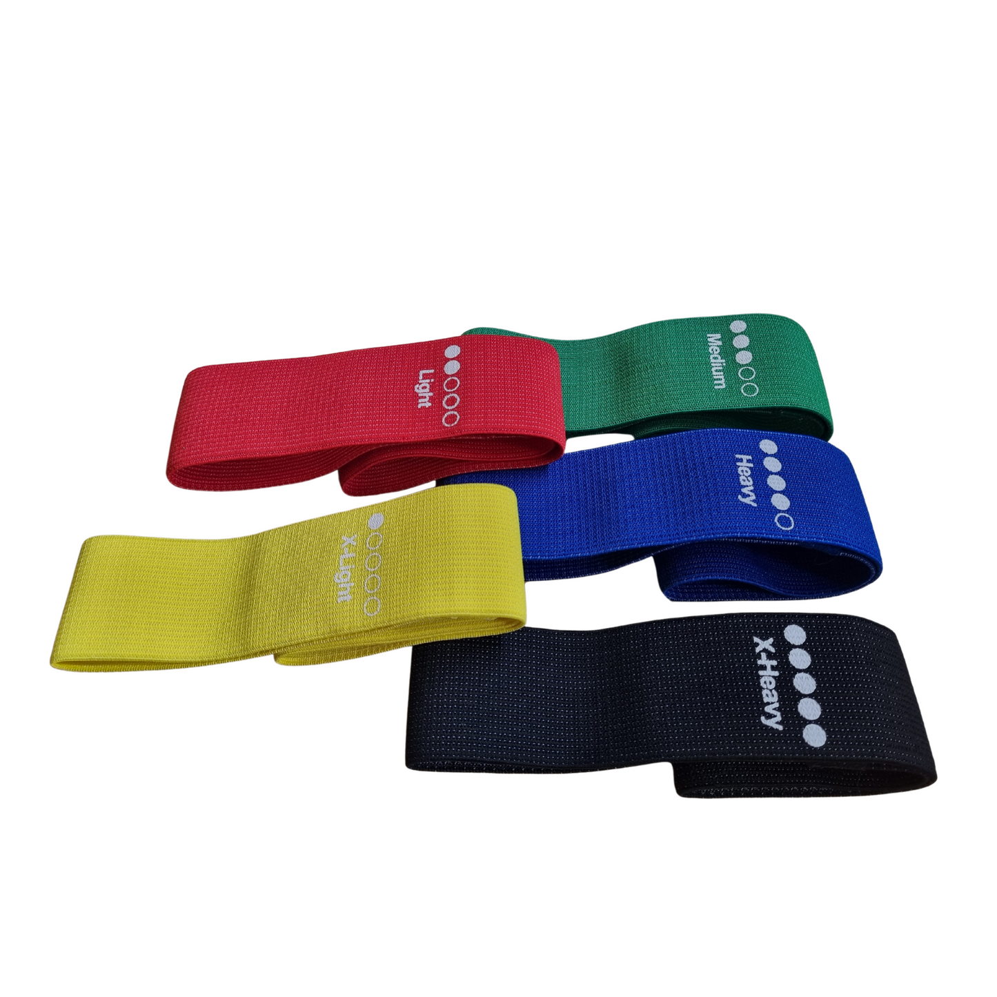 Bandes de résistance en tissus - set de 5